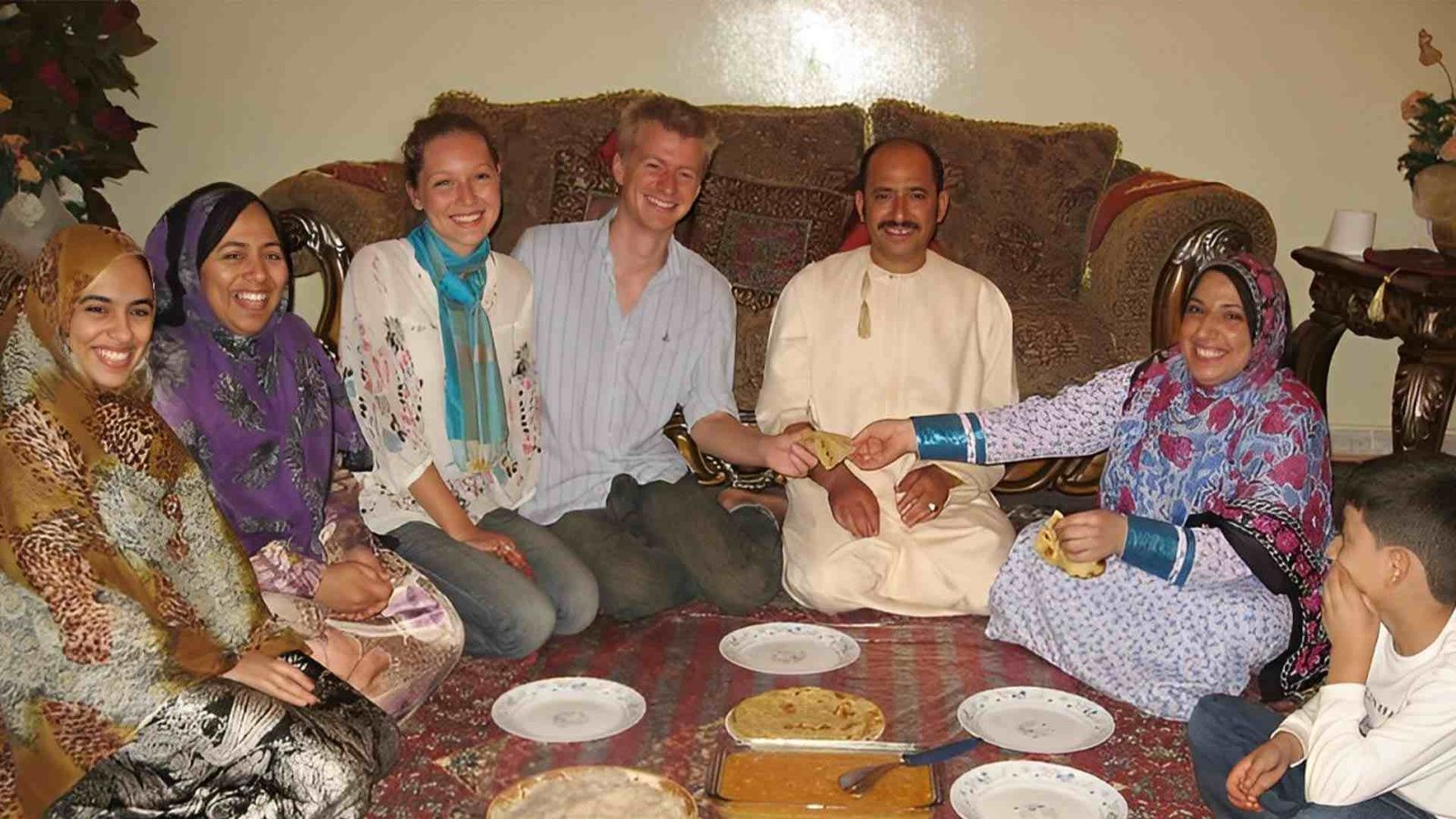 Omani people showing hospitality and telling story about their customs