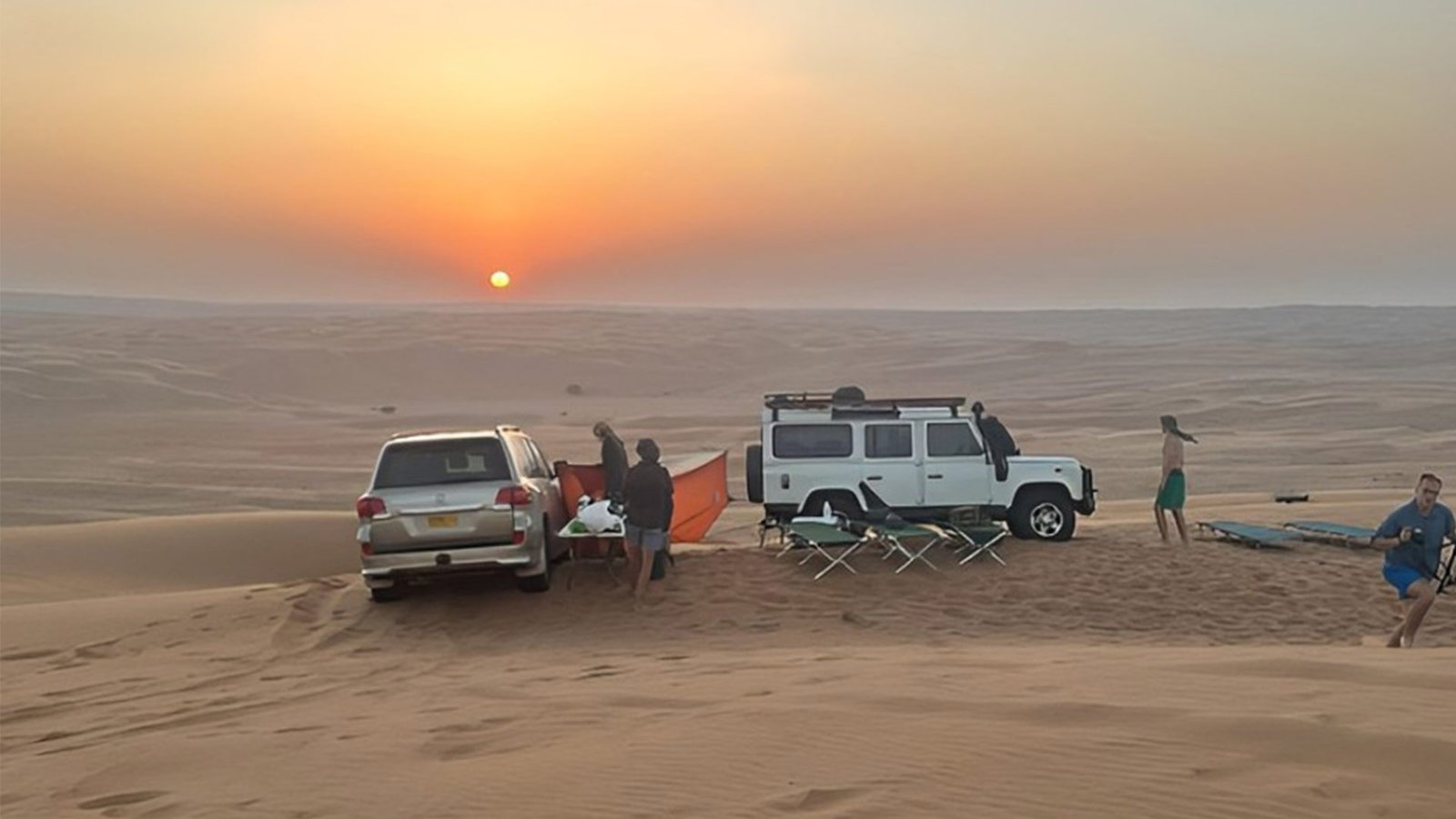 Camping in Wadi Shab Oman